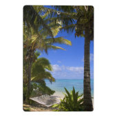 Palmlijnstrand Cookeilanden 2 Mini Klembord (Achterkant)