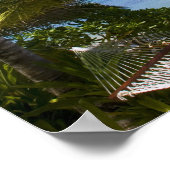 Palmlijnstrand Cookeilanden 2 Poster (Hoek)