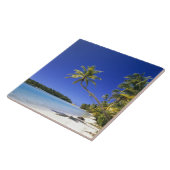 Palmlijnstrand Cookeilanden Tegeltje (Zijkant)