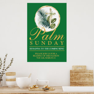 Palmpasenposter Poster