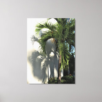 palmschaduw canvas afdruk