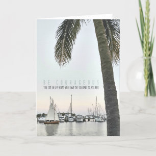 PALMSCHADUW WENSKAART BEDANKKAART