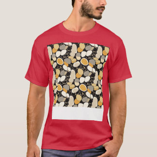 Palmstenen Naadloos Patroon Strand Pebble Edelstee T-shirt