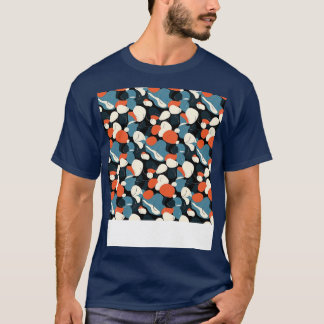 Palmstenen Naadloos Patroon Strand Pebble Edelstee T-shirt