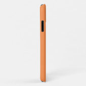 Palmstrand, reiskunst, preppy, Oranje Case-Mate iPhone Case (Achterkant/rechts)