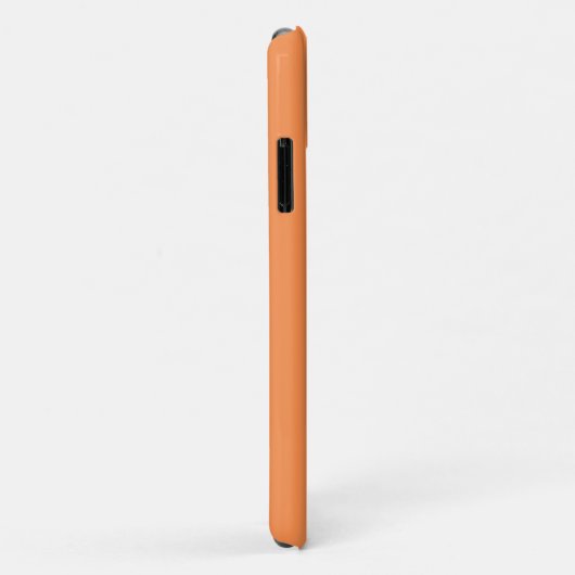 Palmstrand, reiskunst, preppy, Oranje Case-Mate iPhone Case (Achterkant/rechts)