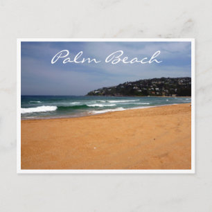 palmstrand zand briefkaart