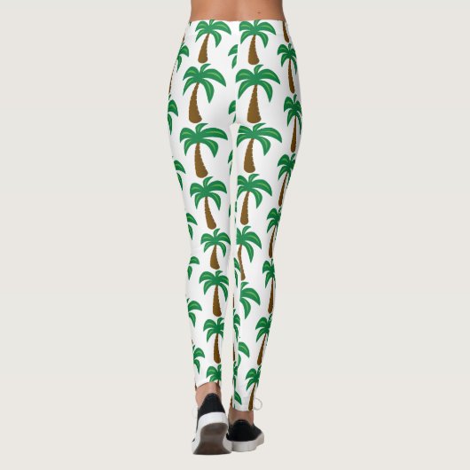 Palmstructuur - Aangepaste Leggings (Achterkant)