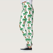 Palmstructuur - Aangepaste Leggings (Links)