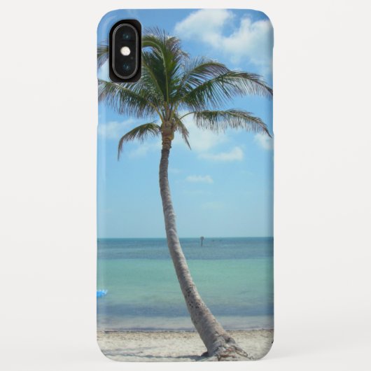 Palmstructuur in het Beach iPhone Case (Achterkant)