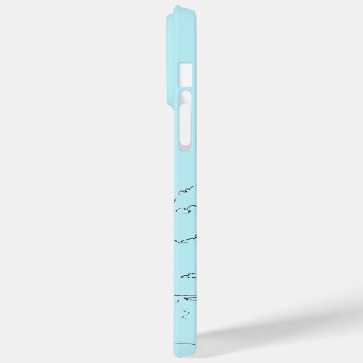 Palmstructuurbalk Case-Mate iPhone Case (Achterkant / Links)