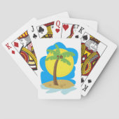 Palmstructuurbalk Pokerkaarten (Achterkant)