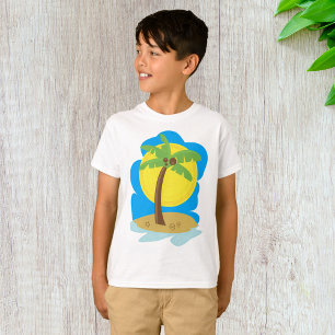 Palmstructuurbalk T-shirt