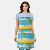 Palmstructuurdoorsnede Schort (Gedragen)