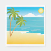 Palmstructuurdoorsnede Servet (Voorkant)