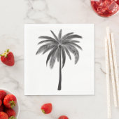 Palmstructuurpapier Napkin Servet (Insitu)