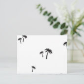 Palmstructuurpatroon Briefkaart (Staand voorkant)