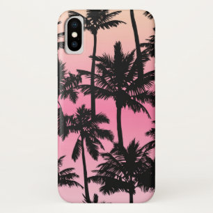 Palmstructuurpatroon iPhone X Hoesje