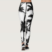 Palmstructuurpatroon Leggings (Achterkant)