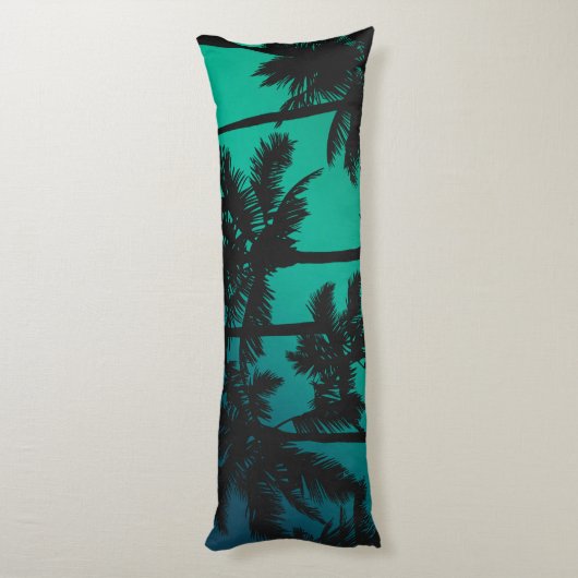 Palmstructuurpatroon Lichaamskussen (Achterkant (Verticaal))