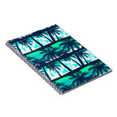 Palmstructuurpatroon Notitieboek (Rechterzijde)