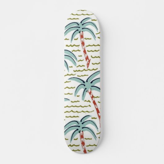 Palmstructuurpatroon Skateboard (Voorkant)