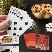 Palmstructuurrij Pokerkaarten (Insitu)