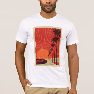 Palmstructuurrij T-shirt