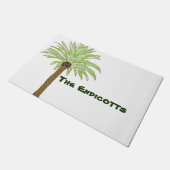 Palmstructuurtekening Deurmat (Schuin)