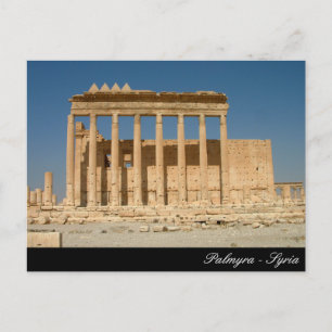 Palmyra, Bell Temple, Roman Ruins, Anscient Syrië Briefkaart