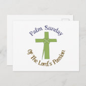 Palmzondag Briefkaart (Voorkant / Achterkant)