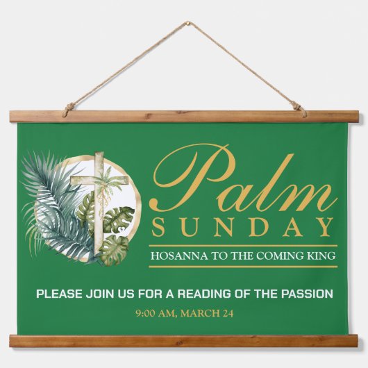 Palmzondag Hangend Wandkleed (Voorkant)