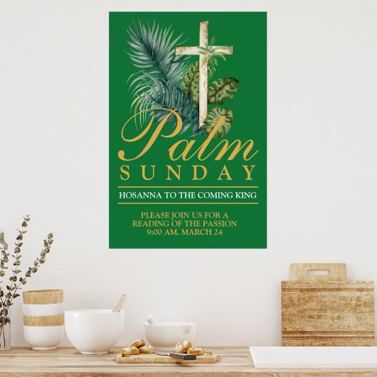 Palmzondag Poster (Keuken)