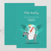 Palmzondag Uitnodiging (Voorkant / Achterkant)