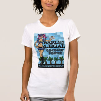 Palo Alto Brewing: Juridisch T-shirt van gerst - V