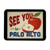 Palo Alto California Apple - Vintage Travel