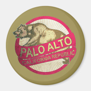 Palo Alto California beer magnet Magneet