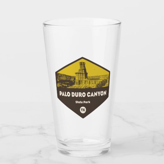 Palo Duro Canyon State Park Texas Glas (Voorkant)