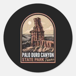 Palo Duro Canyon State Park Texas Ronde Sticker