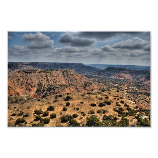 Palo Duro Canyon, Texas Foto Afdruk (Voorkant)