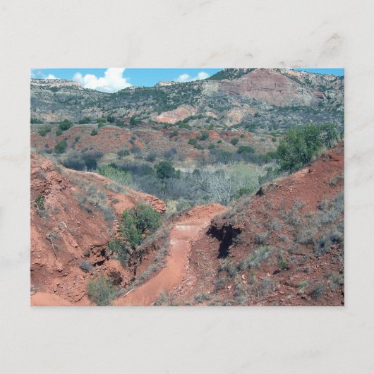 Palo Duro Canyon Trail Briefkaart (Voorkant)