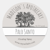 Palo Santo | Étiquettes de produits (Devant)