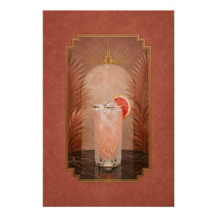 Paloma Art Deco Poster Bar Kunst Perfect Poster