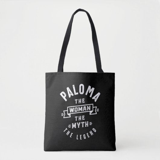 Paloma Gepersonaliseerde naam Birthday Gift Draagtas (Voorkant)