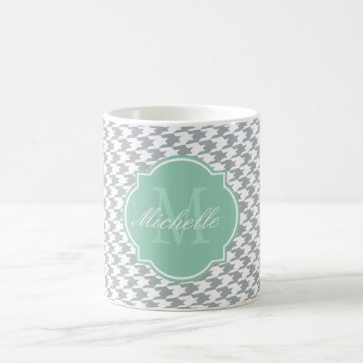 Paloma Houndstooth Monogram Mok (Center)
