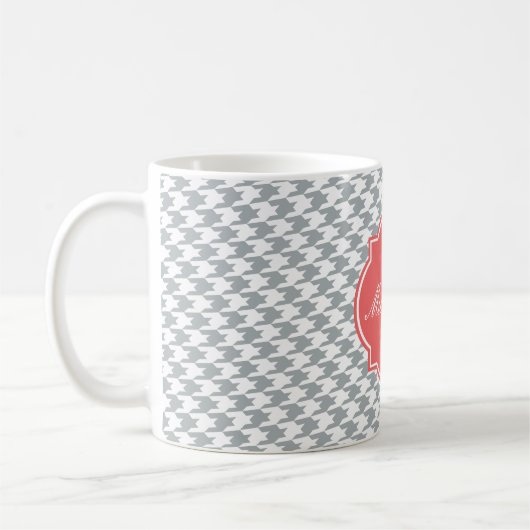 Paloma Houndstooth Monogram Mok (Links)