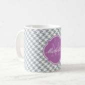 Paloma Houndstooth Monogram Mug (Devant gauche)