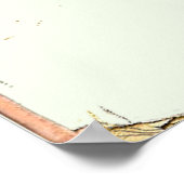 Paloma Plage, affiche de voyage de la Côte d'Azur (Coin)