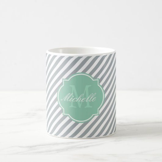 Paloma Stripe Monogramme Mug (Centre)