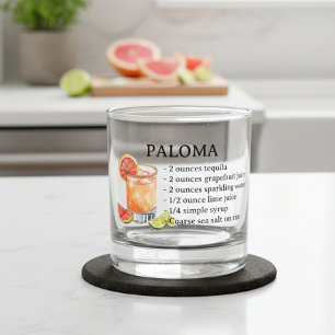 Paloma Tequila Cocktail Recept Whisky Glas